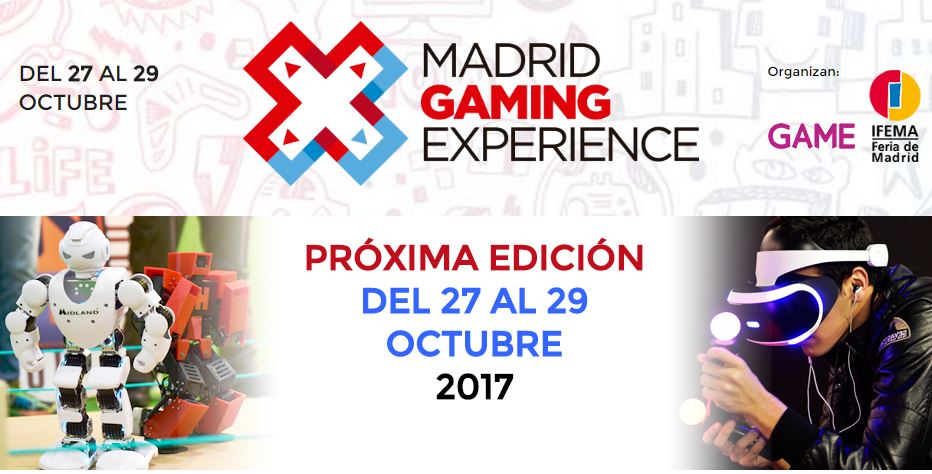 Proximo evento Madrid Gaming Experience